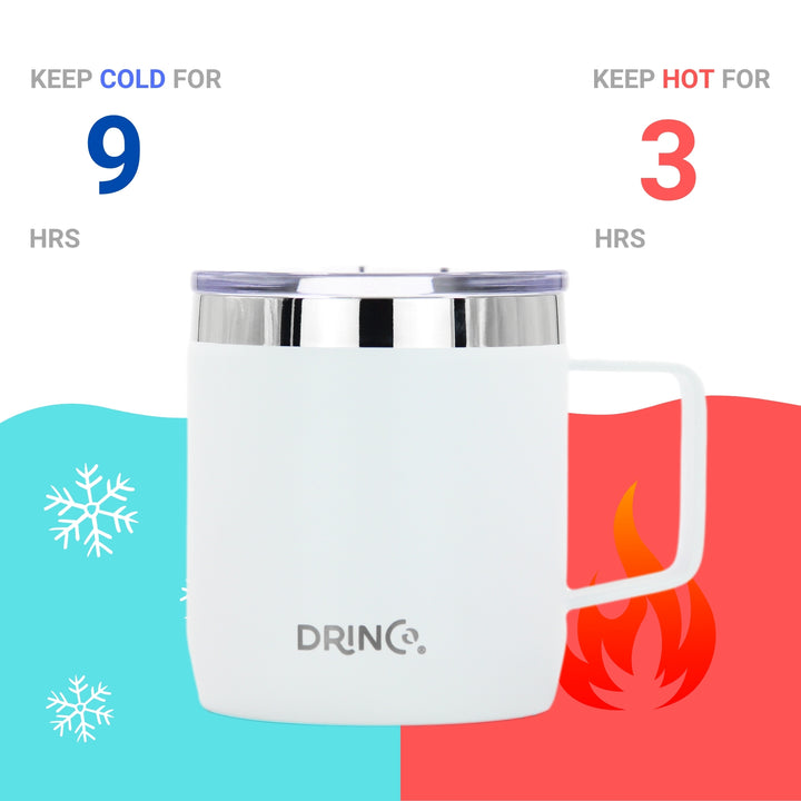DRINCO® 14 oz Coffee Mug Vacuum Insulated Camping Mug Double Wall